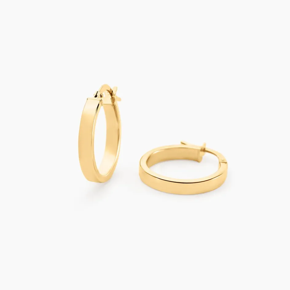 Hot Histoire d'Or Créoles Cody Or Jaune