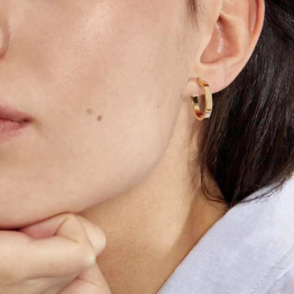 Hot Histoire d'Or Créoles Cody Or Jaune