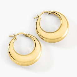 Histoire d'Or Créoles Creolia Acier Jaune* Boucles D'Oreilles|Boucles D'Oreilles Fantaisie