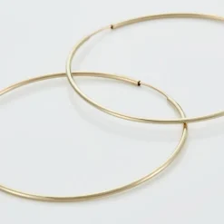 Hot Histoire d'Or Créoles Dominae Flexible or jaune