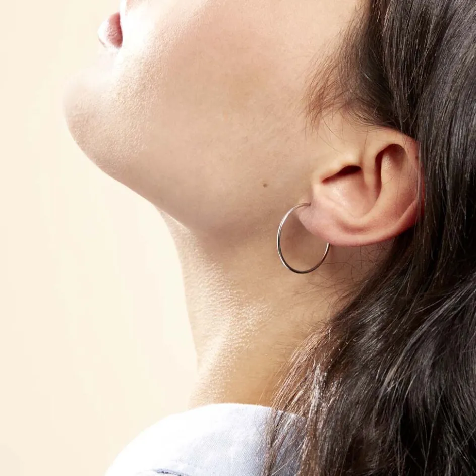 Discount Histoire d'Or Créoles Dominae or blanc