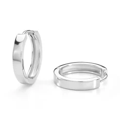 Outlet Histoire d'Or Créoles Eleaonora Argent Blanc