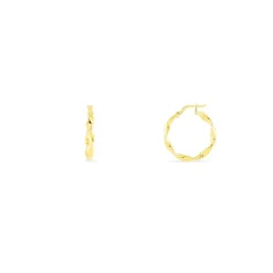 New Histoire d'Or Créoles Falbala Or Jaune