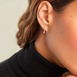 Outlet Histoire d'Or Créoles Grazyna Or Jaune Topaze Oxyde De Zirconium or jaune topaze bleu