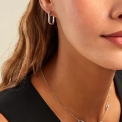 Best Histoire d'Or Créoles Hari Argent Argenté argent blanc