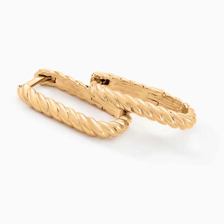 Online Histoire d'Or Créoles Hari plaqué or jaune