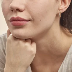 Online Histoire d'Or Créoles Hekate Or Jaune Strass or jaune strass blanc