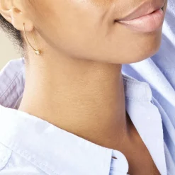 Best Histoire d'Or Créoles Helle Amande Or Jaune