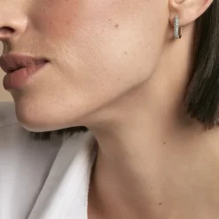 Online Histoire d'Or Créoles Ileen Plaqué Or Jaune Autres Pierres