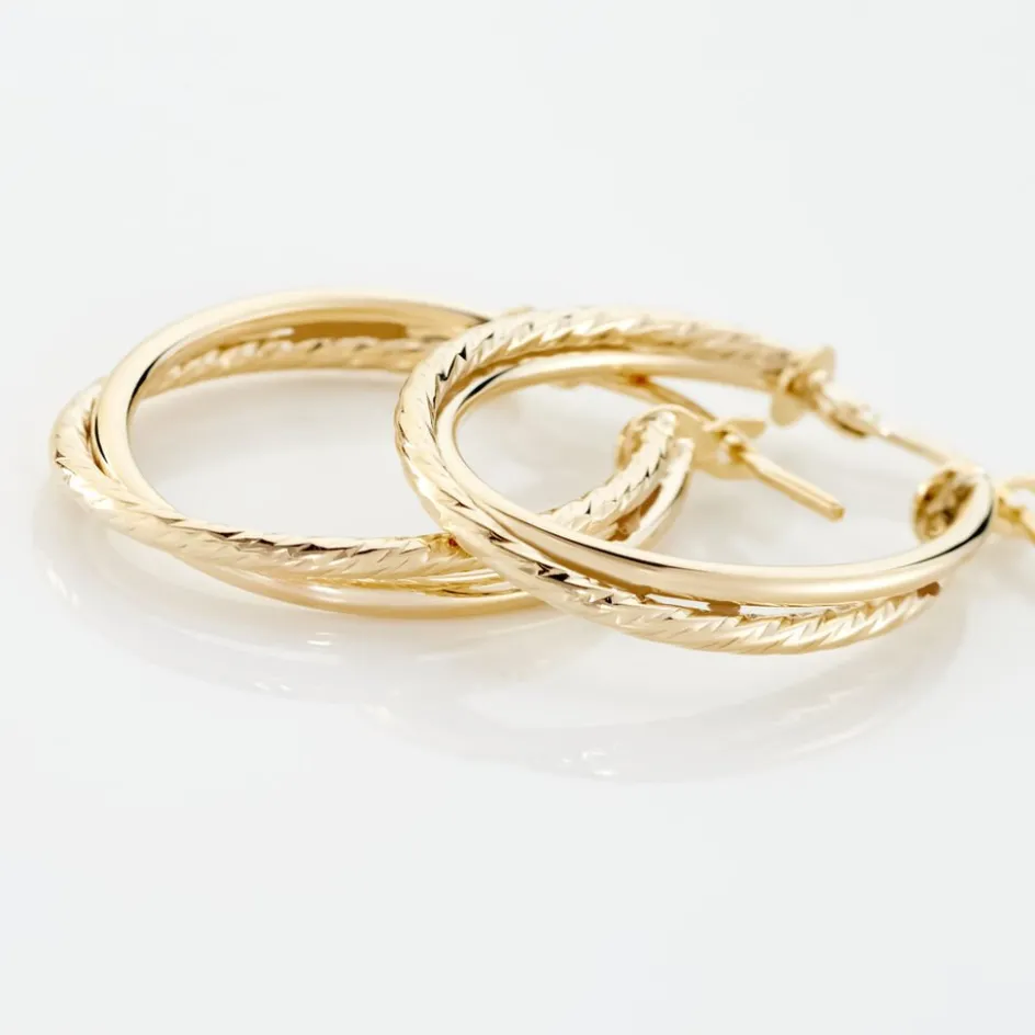 Outlet Histoire d'Or Créoles Maelia Or Jaune