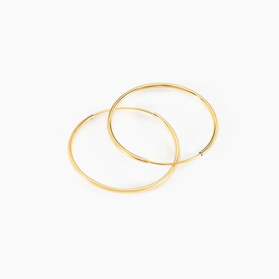 Online Histoire d'Or Créoles Muses Or Jaune