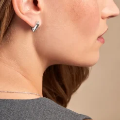 Histoire d'Or Créoles Ocean De Zirconium* Boucles D'Oreilles|Boucles D'Oreilles Fantaisie