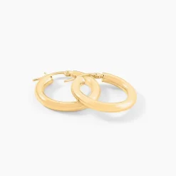 Histoire d'Or Créoles Or Jaune Rond* Boucles D'Oreilles|Boucles D'Oreilles Créoles