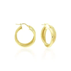 Histoire d'Or Créoles Orthys Or Jaune* Boucles D'Oreilles|Boucles D'Oreilles Créoles