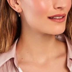 Online Histoire d'Or Créoles Pendilla Or Jaune