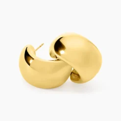 Histoire d'Or Créoles Perles Solaires Acier Jaune* Boucles D'Oreilles|Boucles D'Oreilles Fantaisie