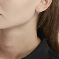 Histoire d'Or Créoles Plaqué Or Jaune Minny Oxydes De Zirconium* Boucles D'Oreilles|Boucles D'Oreilles Fantaisie