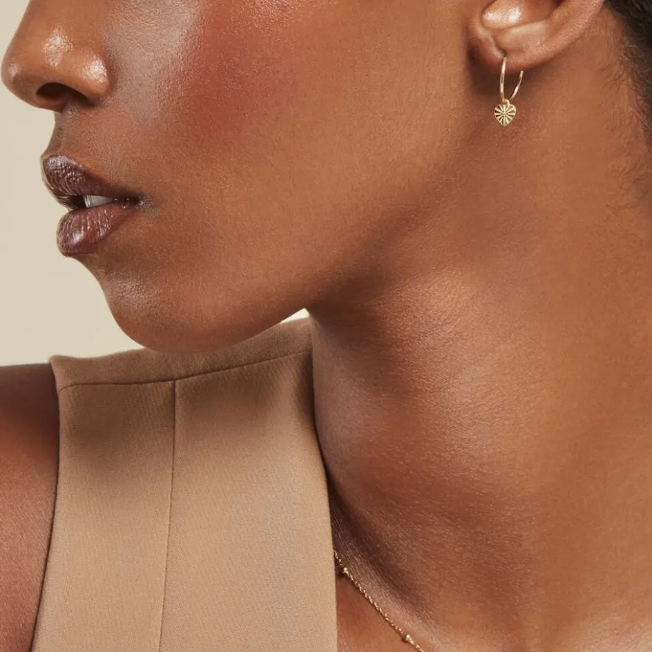 Histoire d'Or Créoles Romancya Or Jaune* Boucles D'Oreilles|Boucles D'Oreilles Créoles