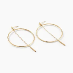 Histoire d'Or Créoles Roxana Cercles Ajourés Or Jaune* Boucles D'Oreilles|Boucles D'Oreilles Créoles