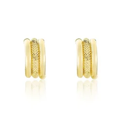 Histoire d'Or Créoles Savania Or Jaune* Boucles D'Oreilles|Boucles D'Oreilles Créoles