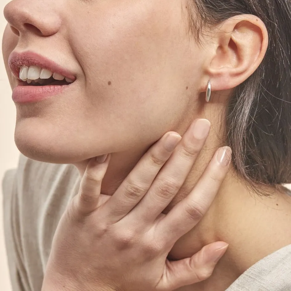 Hot Histoire d'Or Créoles Shalana Or Blanc