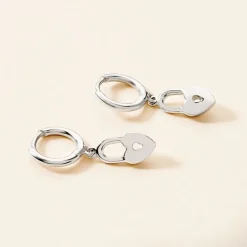 Histoire d'Or Créoles Spellia Argent Blanc