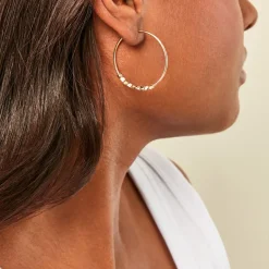 Histoire d'Or Créoles Spiro Or Jaune