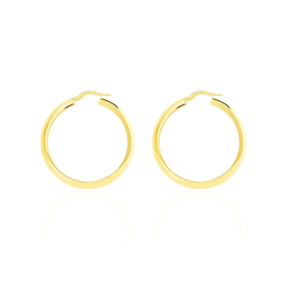 Hot Histoire d'Or Créoles Suzana Or Jaune