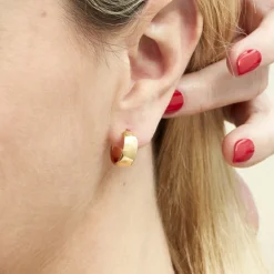 Histoire d'Or Créoles Terezia Or Jaune* Boucles D'Oreilles|Boucles D'Oreilles Créoles