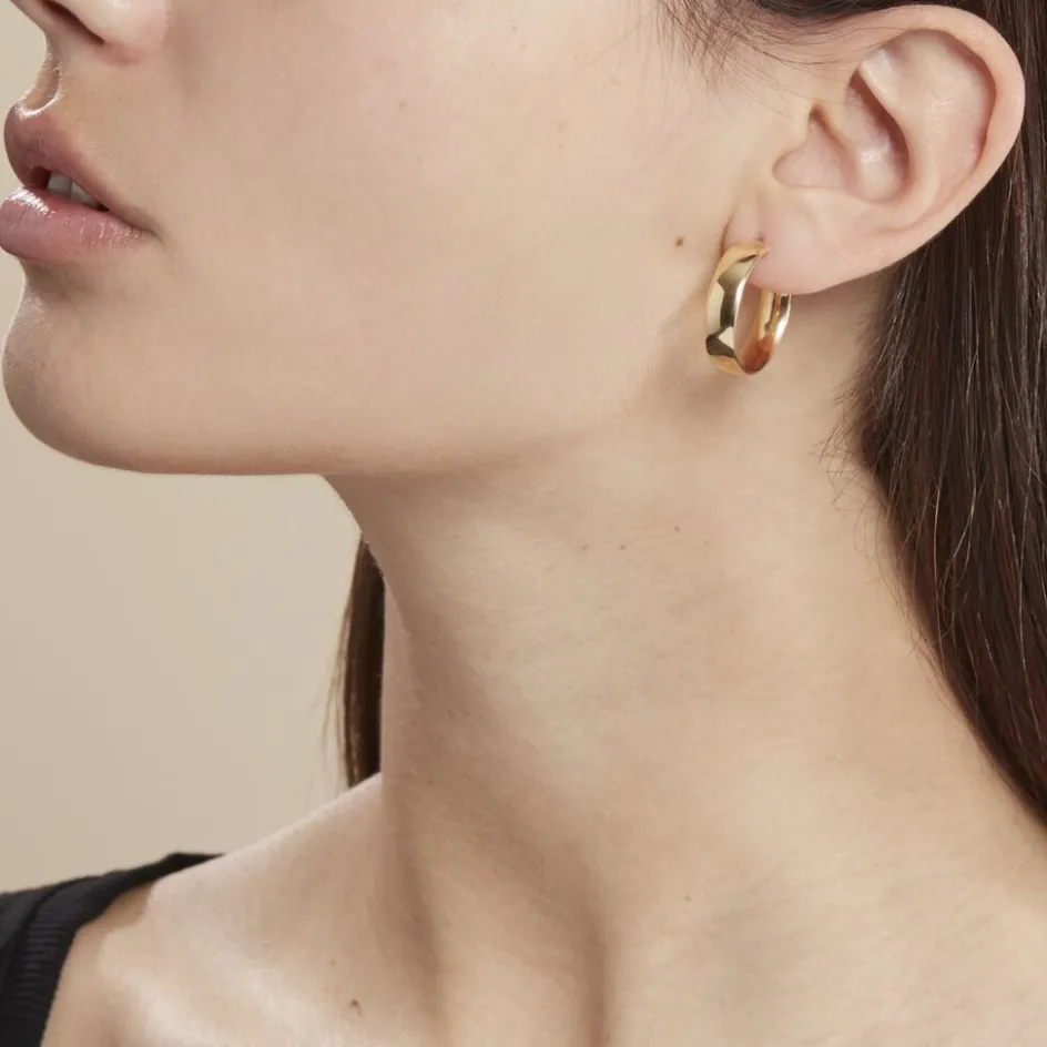 Histoire d'Or Créoles Terezia Or Jaune* Boucles D'Oreilles|Boucles D'Oreilles Créoles