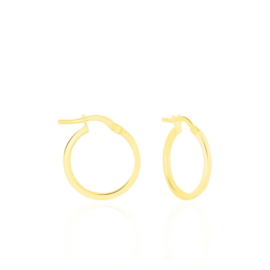 Histoire d'Or Créoles Thyrza Or Jaune* Boucles D'Oreilles|Boucles D'Oreilles Créoles