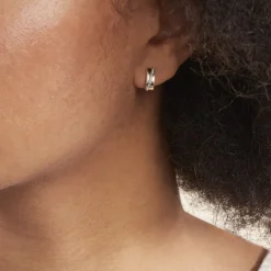 Histoire d'Or Créoles Timira Or Jaune Diamant* Boucles D'Oreilles|Boucles D'Oreilles Créoles