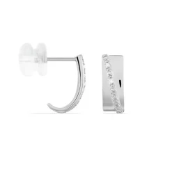 Histoire d'Or Créoles Timira Rondes Or Blanc Diamant* Boucles D'Oreilles|Boucles D'Oreilles Créoles