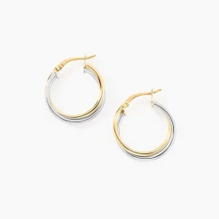 Histoire d'Or Créoles Tita Or Bicolore* Boucles D'Oreilles|Boucles D'Oreilles Créoles