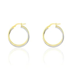 Histoire d'Or Créoles Tita Or Bicolore* Boucles D'Oreilles|Boucles D'Oreilles Créoles