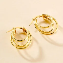 Online Histoire d'Or Créoles Trish Or Jaune