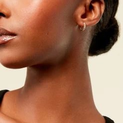 Histoire d'Or Créoles Twisted Plaque Or Jaune* Boucles D'Oreilles|Boucles D'Oreilles Fantaisie