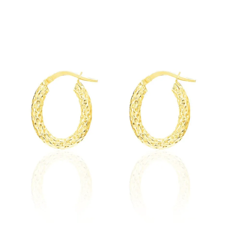 Histoire d'Or Créoles Udara Or Jaune* Boucles D'Oreilles|Boucles D'Oreilles Créoles