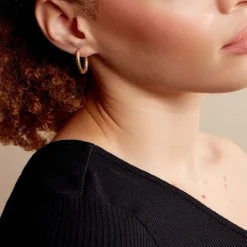 Histoire d'Or Créoles Udara Or Jaune* Boucles D'Oreilles|Boucles D'Oreilles Créoles