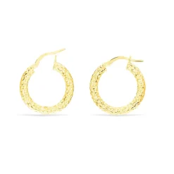Histoire d'Or Créoles Udara Or Jaune* Boucles D'Oreilles|Boucles D'Oreilles Créoles