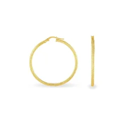 Histoire d'Or Créoles Ulrica Or Jaune* Boucles D'Oreilles|Boucles D'Oreilles Créoles