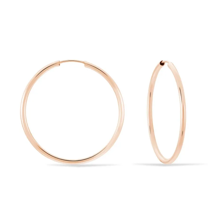 Histoire d'Or Créoles Valencina Or Rose* Boucles D'Oreilles|Boucles D'Oreilles Créoles