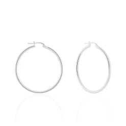 Online Histoire d'Or Créoles Verania or blanc