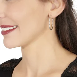 Online Histoire d'Or Créoles Verania or blanc