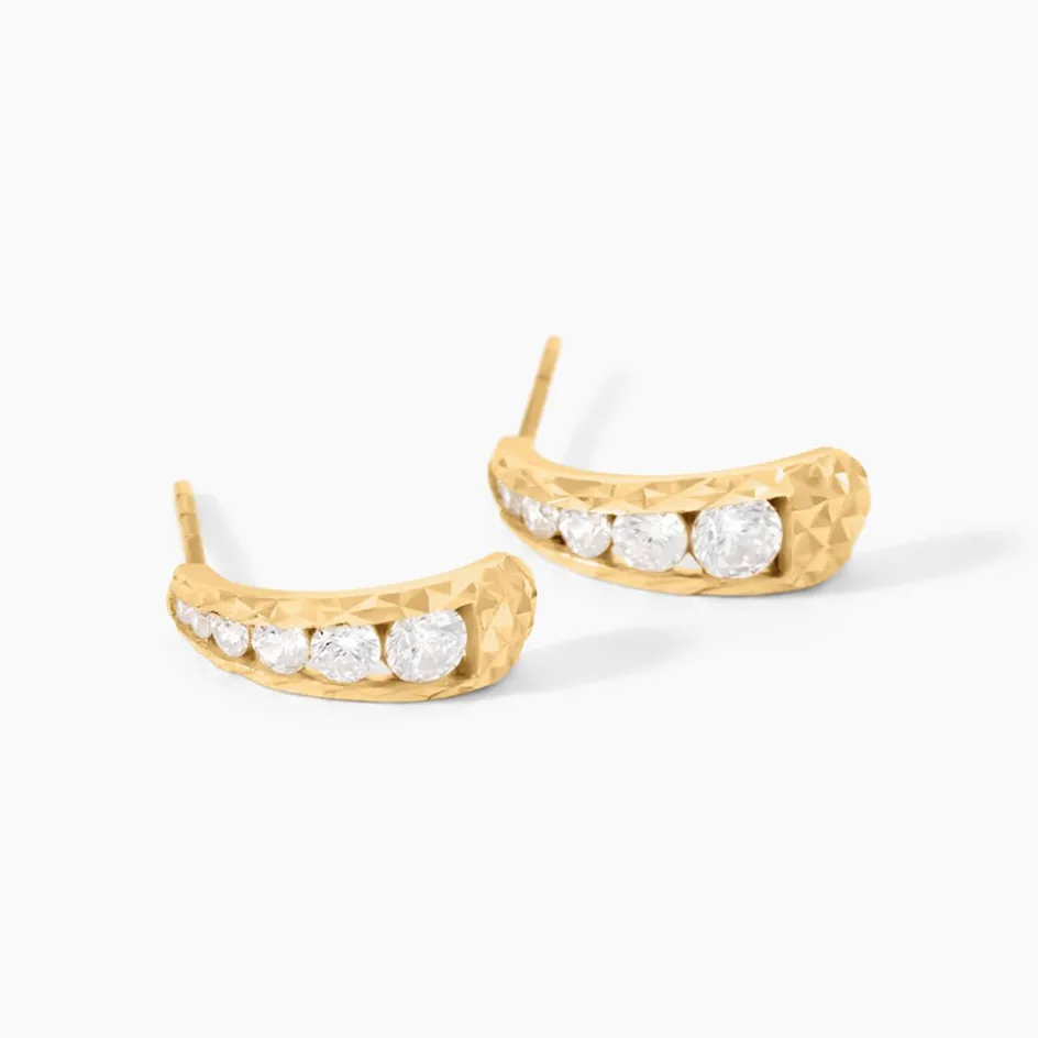 Best Histoire d'Or Créoles Victorico Or Jaune Oxyde De Zirconium