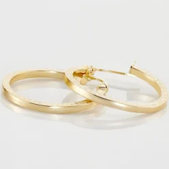 Histoire d'Or Créoles Xanthia Or Jaune* Boucles D'Oreilles|Boucles D'Oreilles Créoles