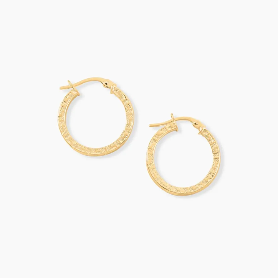 Histoire d'Or Créoles Xanthia Or Jaune* Boucles D'Oreilles|Boucles D'Oreilles Créoles