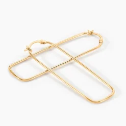 Histoire d'Or Créoles Yaira Plaqué Or Jaune* Boucles D'Oreilles|Boucles D'Oreilles Fantaisie