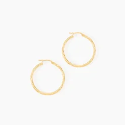 Histoire d'Or Créoles Youri Or Jaune* Boucles D'Oreilles|Boucles D'Oreilles Créoles