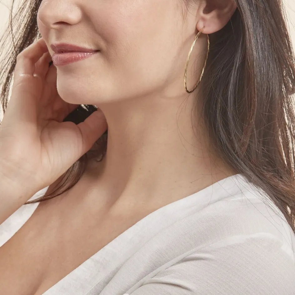 Histoire d'Or Créoles Youri Or Jaune